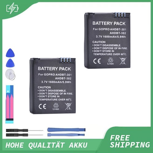 Batteria per gopro hero - hero, 3