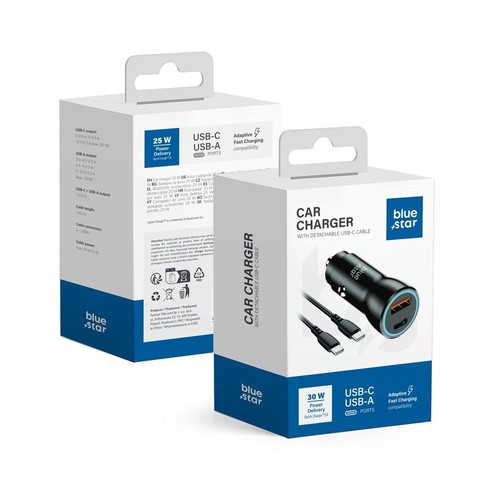 Blue star caricabatterie dual - blue,